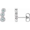 14K White 1/2 CTW Natural Diamond Ear Climbers