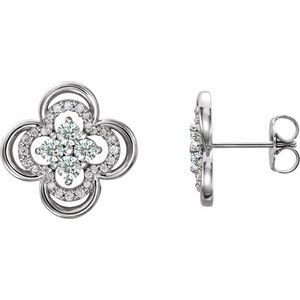 1/4 Ctw Natural Diamond Earrings