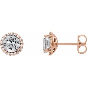 1 1/3 Ctw Natural Diamond Earrings