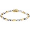 14K Yellow/White 1 3/4 CTW Natural Diamond Line 7″ Bracelet