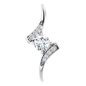 1/3 Ctw Natural Diamond Pendant