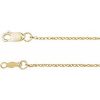 14K Yellow 1 mm Rope 7″ Chain