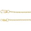 18K Yellow 1.25 mm Rope 16″ Chain