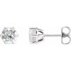 Platinum 1 1/2 CTW Natural Diamond Stud Earrings