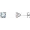 14K White 2 CTW Natural Diamond Cocktail-Style Earrings