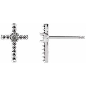 Cross Earring Mounting