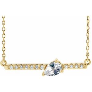 14K Yellow 1/3 CTW Natural Diamond 16″ Necklace