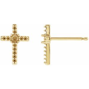 Cross Earring Mounting