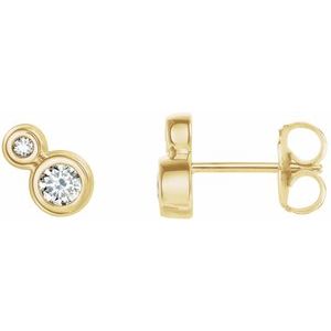 1/5 Ctw Natural Diamond Earrings