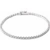 3 Ctw Natural Diamond Line Bracelet