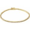 14K Yellow 1 CTW Natural Diamond Line 7″ Bracelet