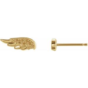 Angel Wing Stud Earring Mounting