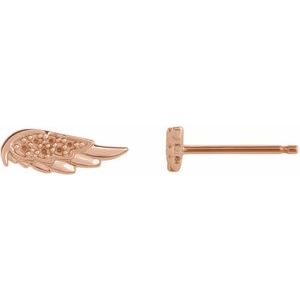 Angel Wing Stud Earring Mounting