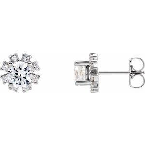 2 Ctw Natural Diamond Earrings