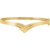 14K Yellow Hinged Bangle 6 1/2″ Bracelet