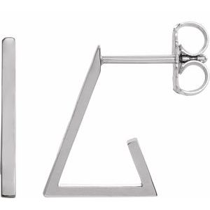 Triangle Hoop Earrings