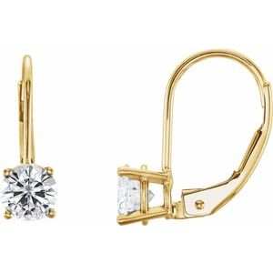 Forever One Lab-Grown Moissanite Earrings