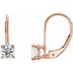 Forever One Lab-Grown Moissanite Earrings