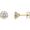 14K Yellow 5/8 CTW Natural Diamond Cocktail-Style Earrings