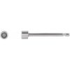 Platinum 1.25 mm Round Micro Single Stud Earring Mounting