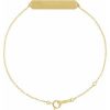 18K Yellow Gold-Plated Sterling Silver Geometric 7-8″ Bracelet