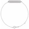 Sterling Silver 2 mm Round Geometric 7-8″ Bracelet Mounting