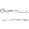 Sterling Silver 2.6 mm Paperclip-Style 16″ Chain