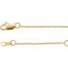 14K Yellow 1 mm Adjustable Diamond-Cut Cable 16-18″ Chain