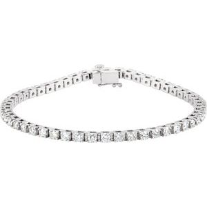 3 1/2 Ctw Natural Diamond Bracelet