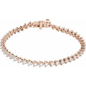 4 3/4 Ctw Lab-Grown Diamond Bracelet