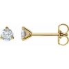 14K Yellow 1/2 CTW Lab-Grown Diamond Stud Earrings