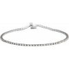 14K White 1 CTW Natural Diamond Line 7 1/4″ Bracelet