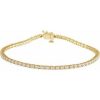 14K Yellow 2 CTW Natural Diamond Line 7 1/4″ Bracelet