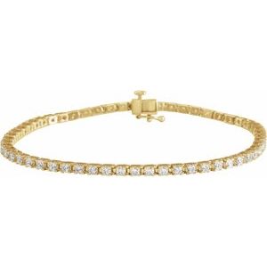 Lab-Grown Diamond Line Bracelet