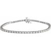 14K White 3 CTW Lab-Grown Diamond Line 7 1/4″ Bracelet