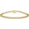 14K Yellow 2.8 mm Round Line 7 1/4″ Bracelet Mounting