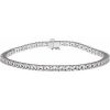 14K White 2.8 mm Round Line 7 1/4″ Bracelet Mounting