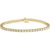 14K Yellow 5 CTW Natural Diamond Line 7 1/4″ Bracelet