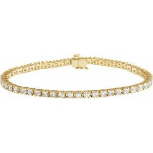 Lab-Grown Diamond Line Bracelet