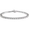 14K White 5 CTW Lab-Grown Diamond Line 7 1/4″ Bracelet