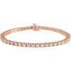 14K Rose 5 CTW Lab-Grown Diamond Line 7 1/4″ Bracelet