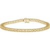 14K Yellow 3.1 mm Round Line 7 1/4″ Bracelet Mounting