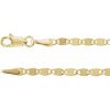 14K Yellow 2.7 mm Mirror 7 1/2″ Chain