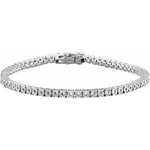 Illusion-Set Line Bracelet Mounting