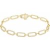 14K Yellow 9/10 CTW Natural Diamond Link 7″ Bracelet