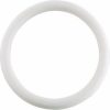 White Silicone Dome Comfort Fit Band