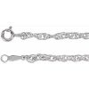 Sterling Silver 2.5 mm Rope 7″ Chain