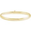 14K Yellow Baby Bangle 5 1/2″ Bracelet