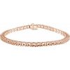 14K Rose 3 mm Round Line 7″ Bracelet Mounting