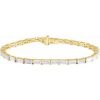 14K Yellow 6 1/5 CTW Lab-Grown Diamond 7″ Bracelet